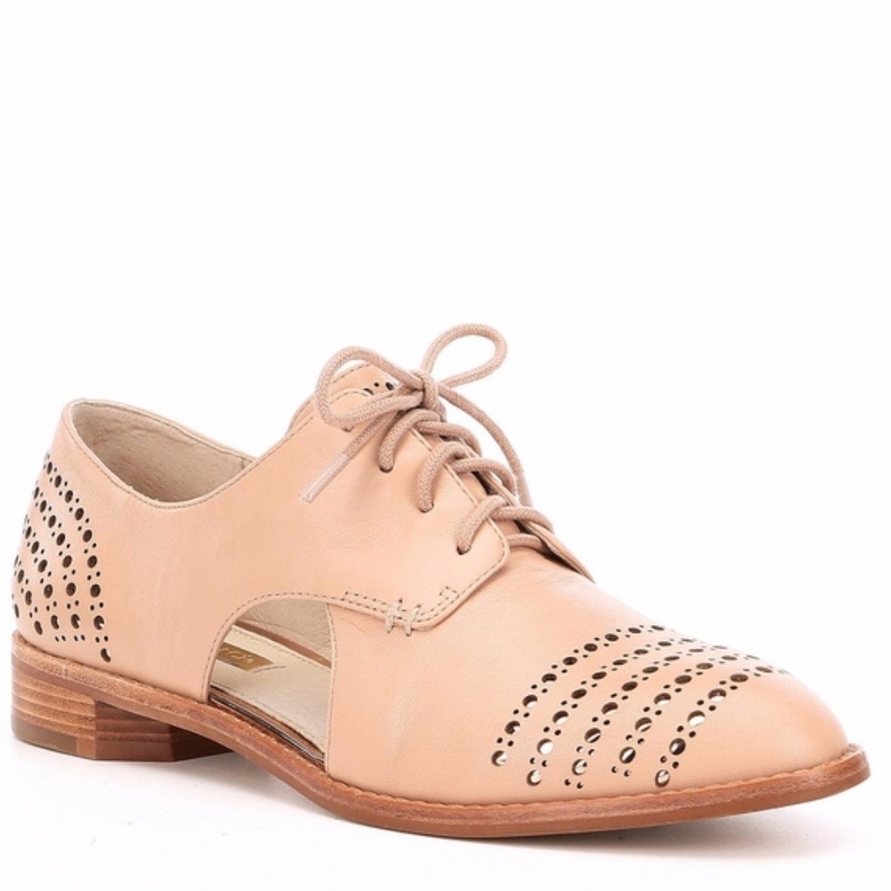 Ballet Pink Oxfords w/ Metallic Rose Gold